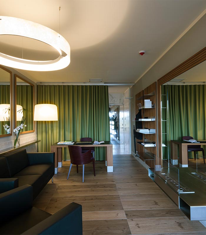 Innenansicht einer Suite im Villaverde Resort